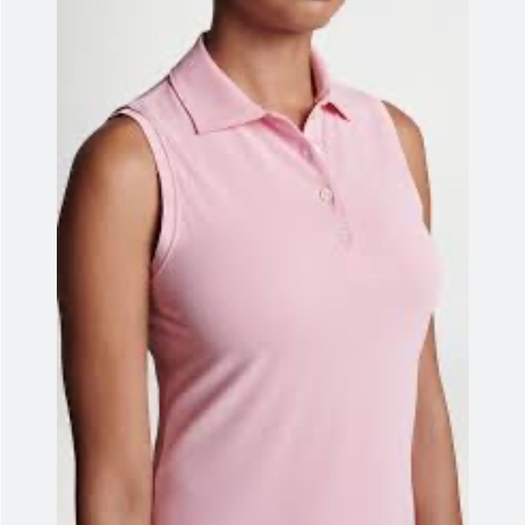 L.L. Bean Tops - L.L. Bean Pink Sleeveless Polo Top